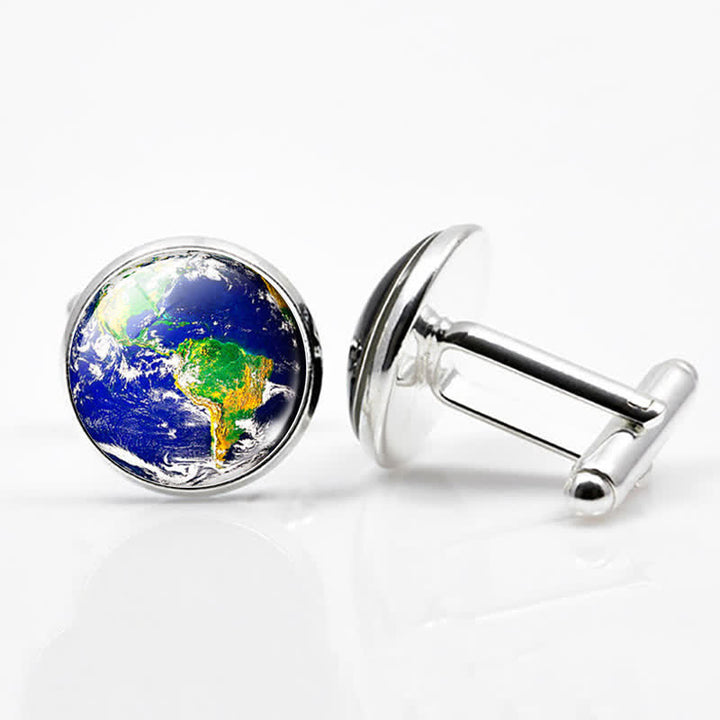 Men's Universe Solar System Planet Cufflinks