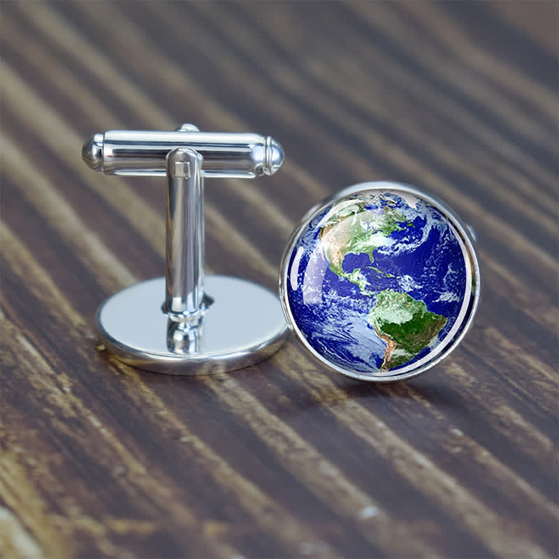 Men's Universe Solar System Planet Cufflinks