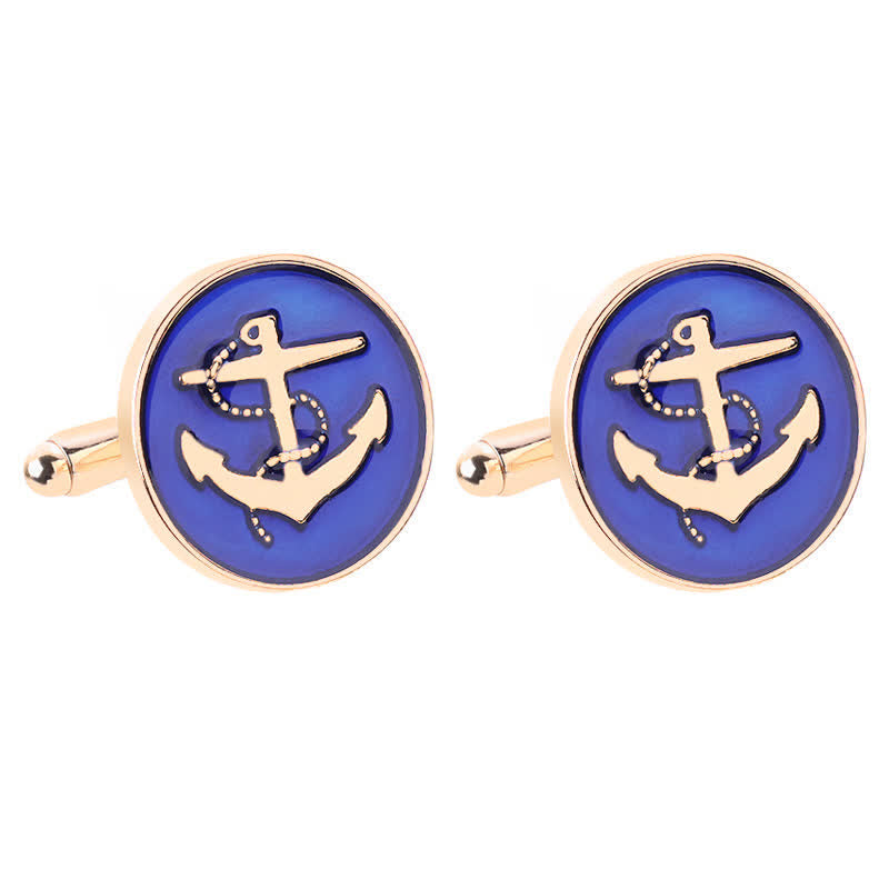 Men's Nautical Boat Anchor Cufflinks - image 6