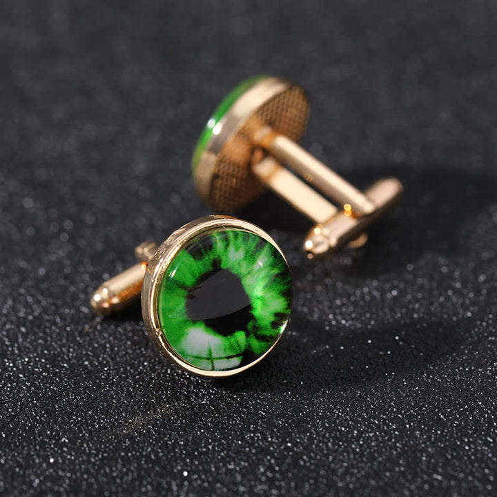 Men's Horrible Devil Eyeball Cufflinks