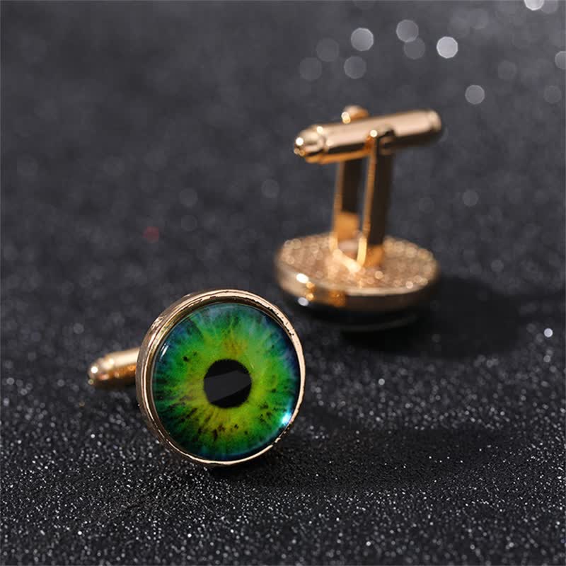Men's Horrible Devil Eyeball Cufflinks - image 16