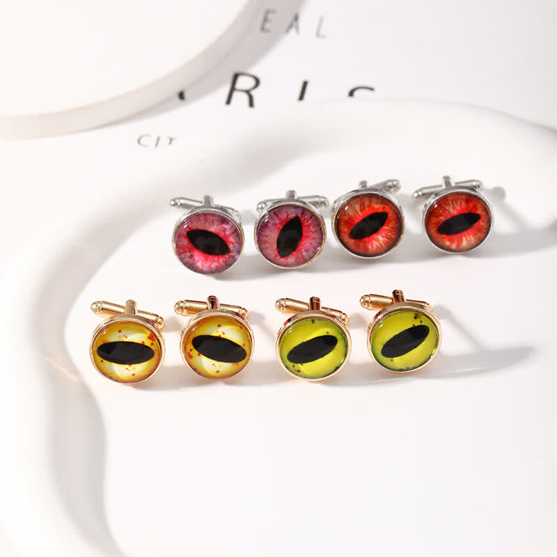 Men's Horrible Devil Eyeball Cufflinks