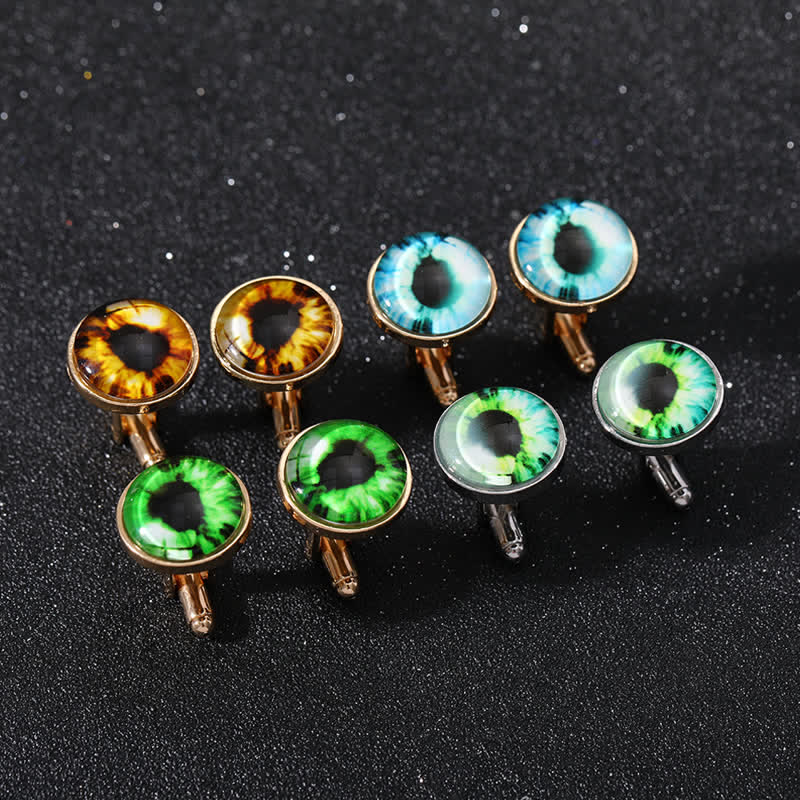 Men's Horrible Devil Eyeball Cufflinks