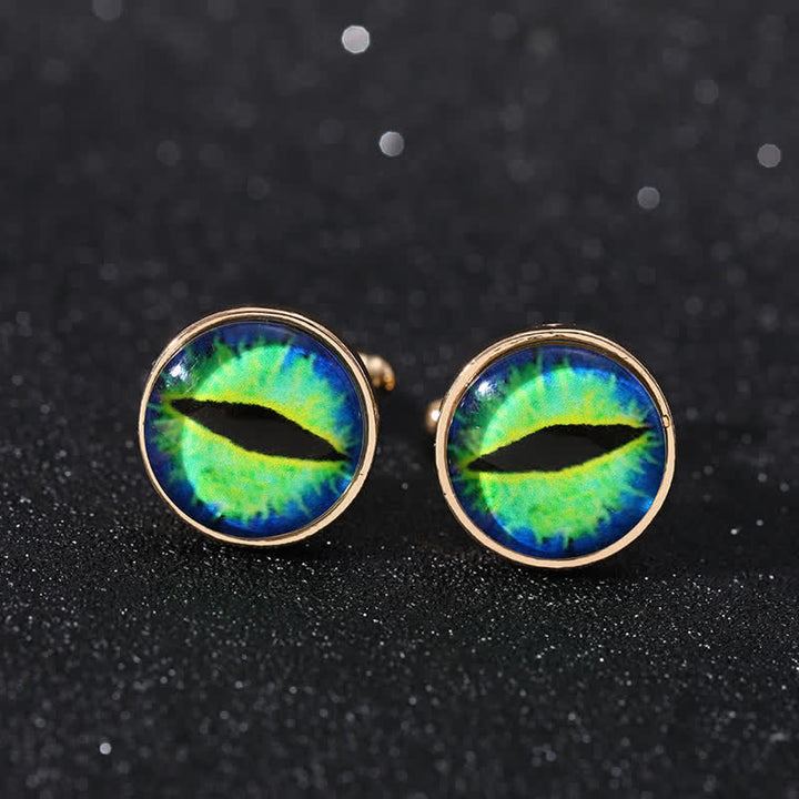 Men's Horrible Devil Eyeball Cufflinks