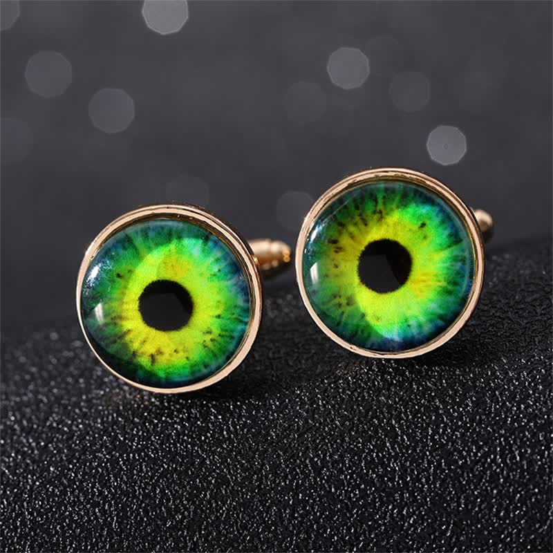 Men's Horrible Devil Eyeball Cufflinks - Style #8 - image 15