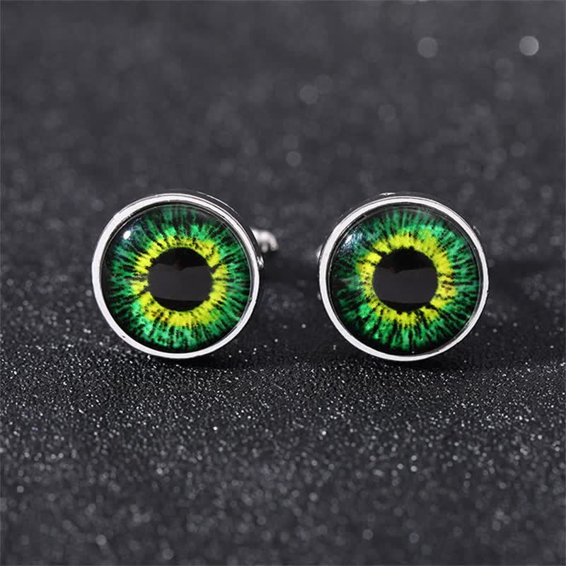 Men's Horrible Devil Eyeball Cufflinks