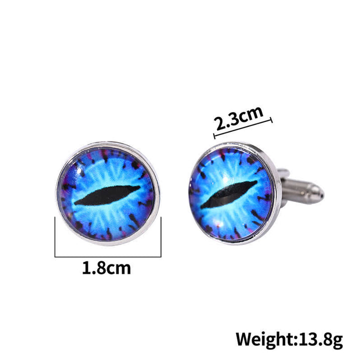 Men's Horrible Devil Eyeball Cufflinks