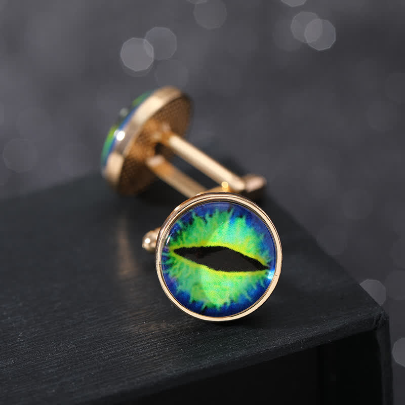 Men's Horrible Devil Eyeball Cufflinks - image 12