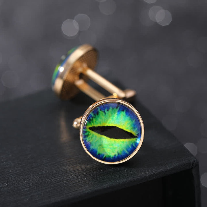 Men's Horrible Devil Eyeball Cufflinks - image 12