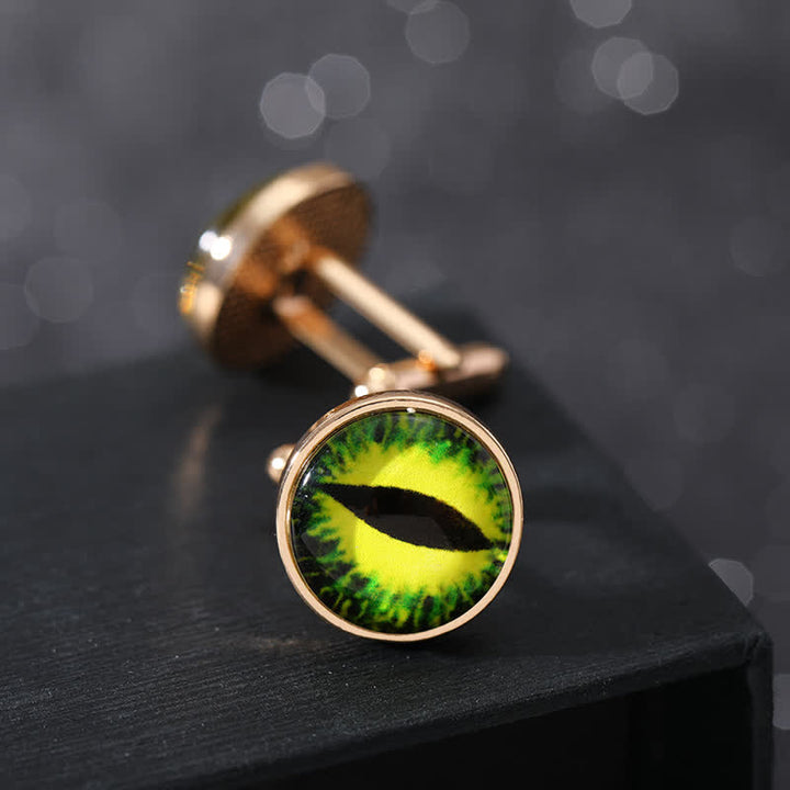 Men's Horrible Devil Eyeball Cufflinks