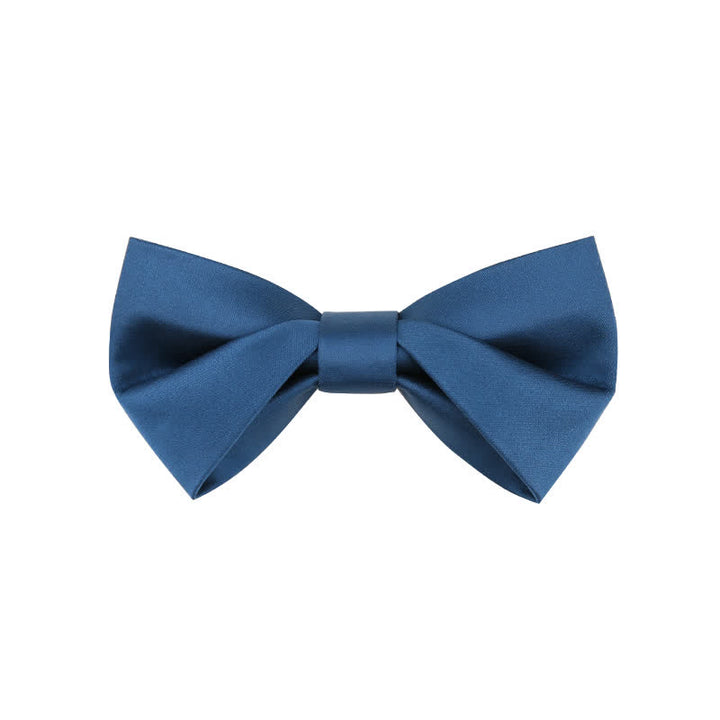 Men's Classic Simple Solid Color Wedding Bow Tie