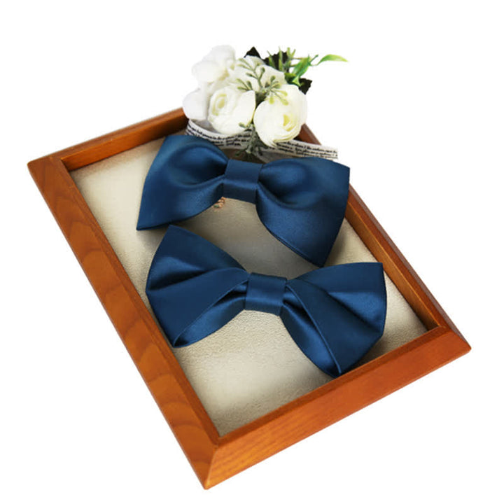 Men's Classic Simple Solid Color Wedding Bow Tie