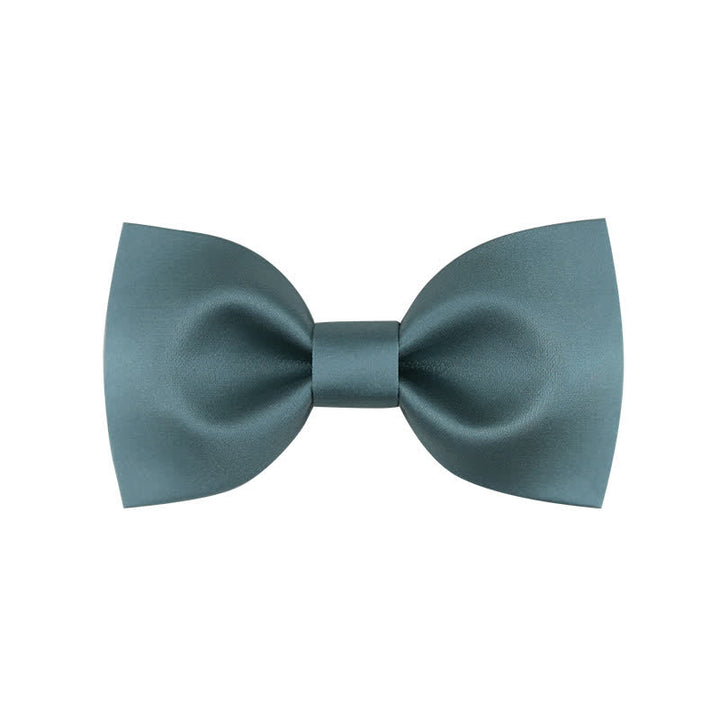 Men's Classic Simple Solid Color Wedding Bow Tie