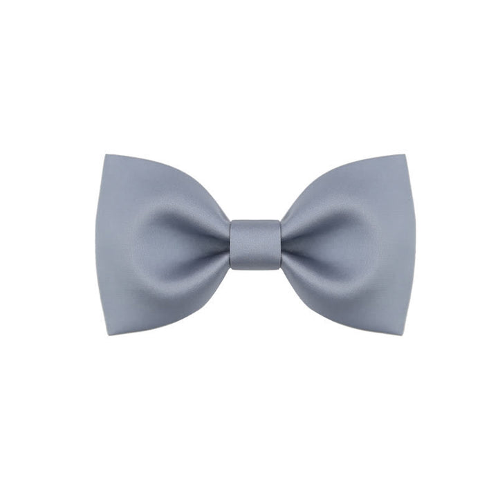 Men's Classic Simple Solid Color Wedding Bow Tie