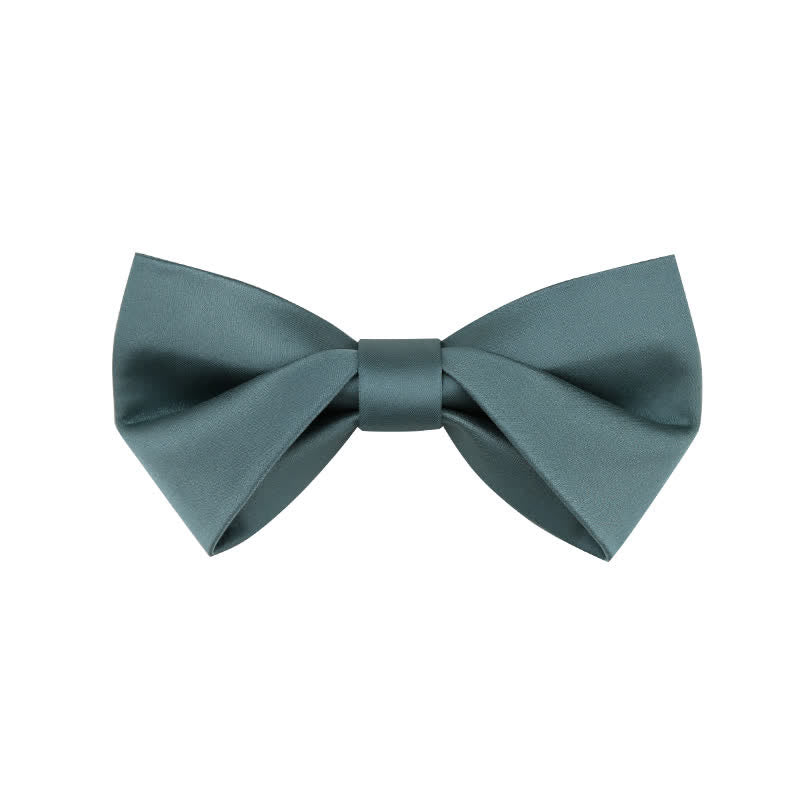 Men's Classic Simple Solid Color Wedding Bow Tie