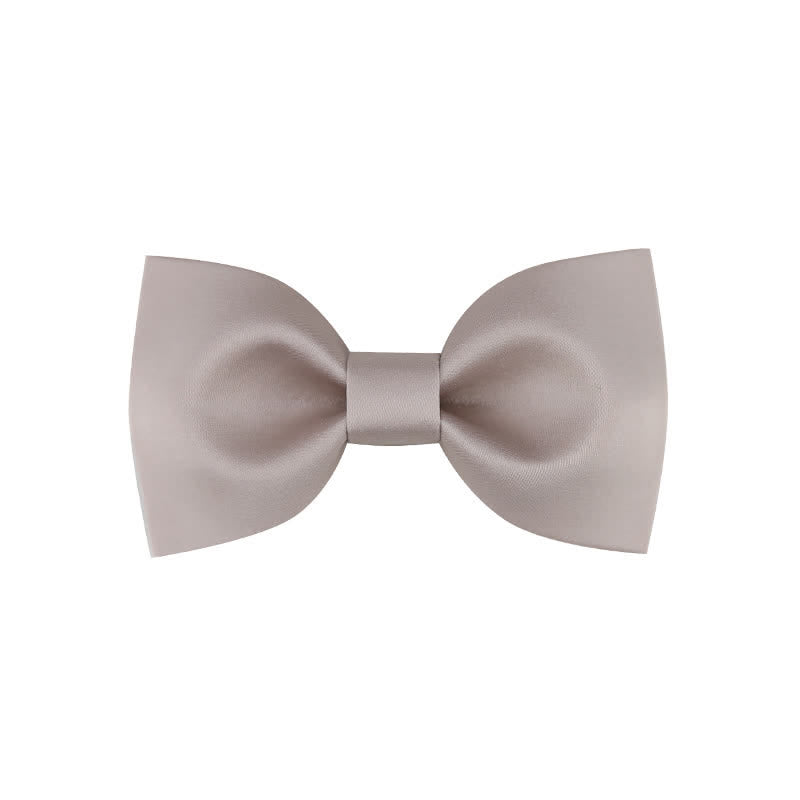 Men's Classic Simple Solid Color Wedding Bow Tie