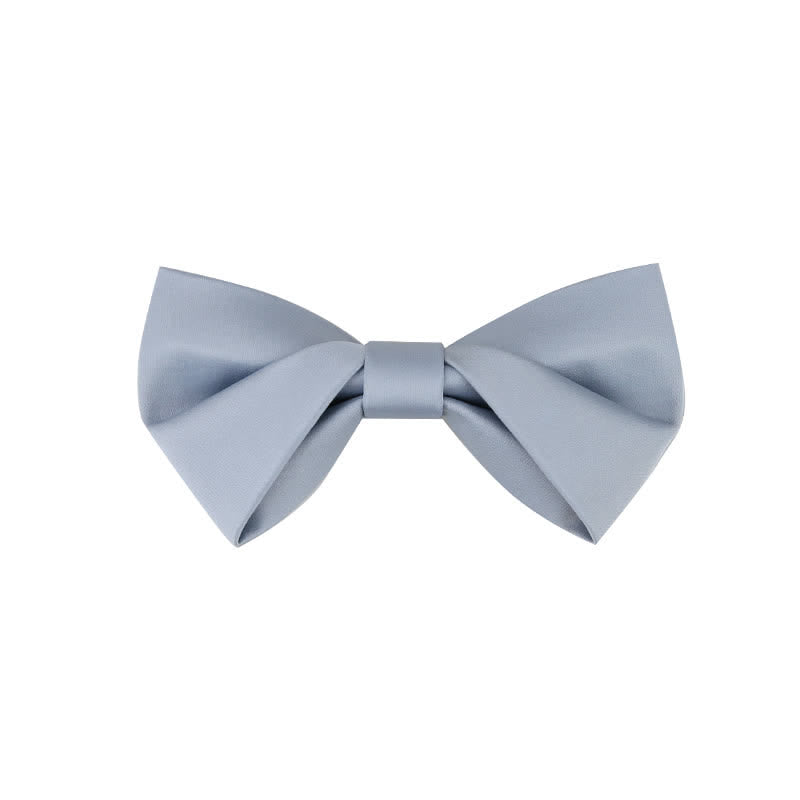 Men's Classic Simple Solid Color Wedding Bow Tie