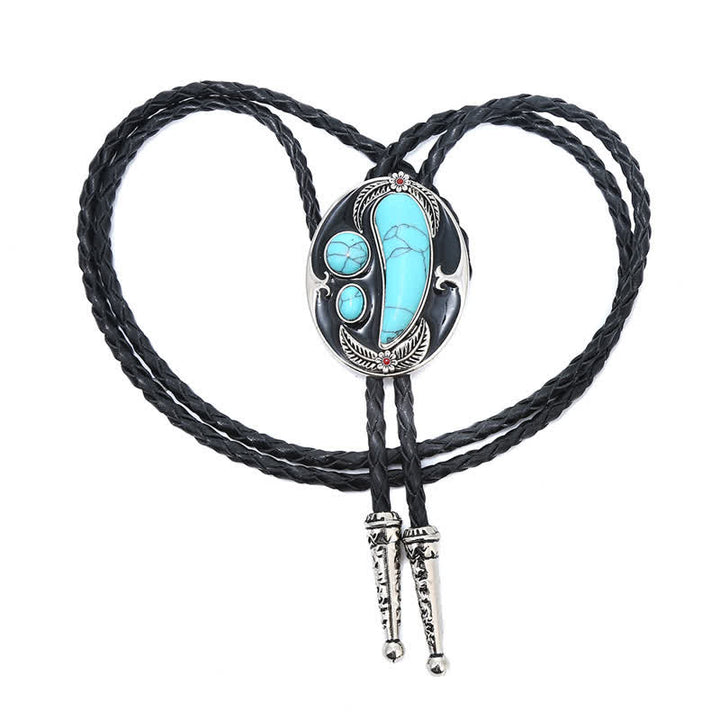 Turquoise Indian Style Cowboy Bolo Tie