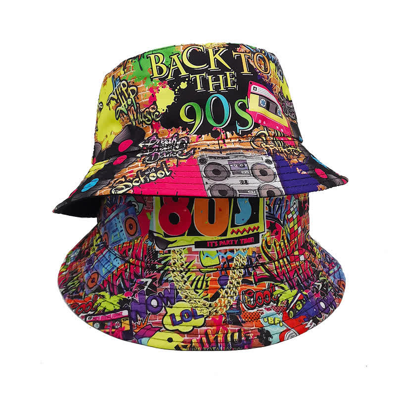 Unisex Nostalgic Back To The 90s Bucket Hat