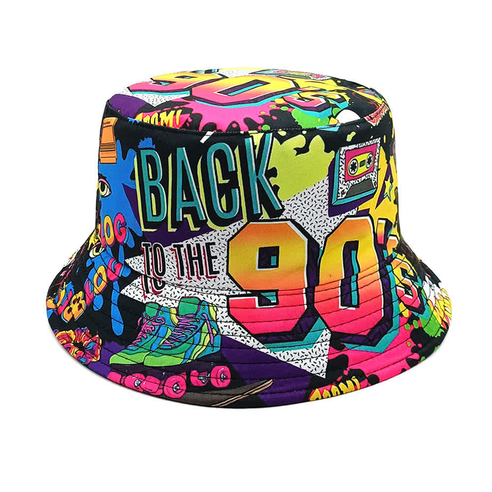 Unisex Nostalgic Back To The 90s Bucket Hat