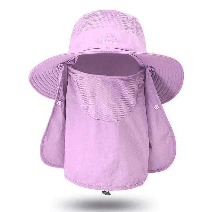 Men's Detachable Face Mask Hiking Bucket Hat