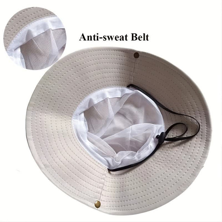 Men's Summer Sun Block Beach Travel Bucket Hat