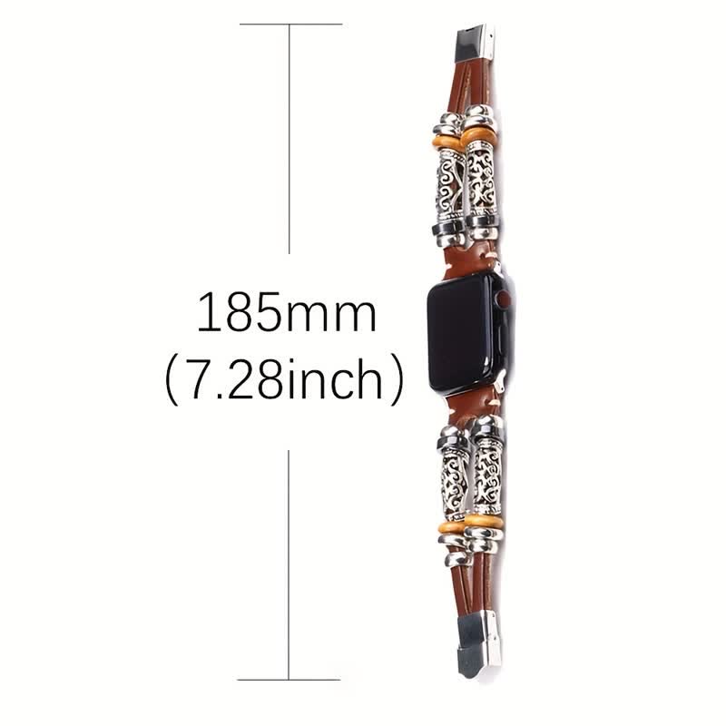 Embossed Ornament Wristband Watch Band