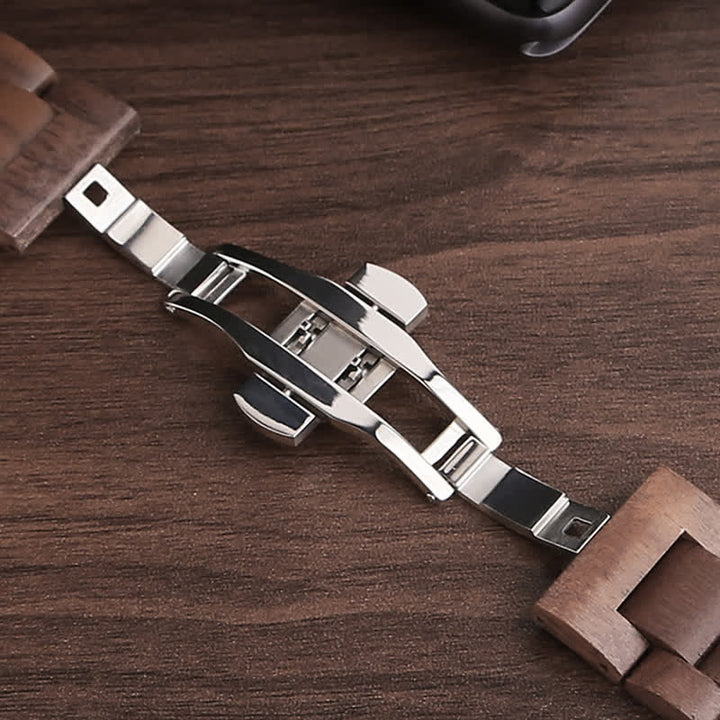 Natural Walnut Wooden Strap Watch Band