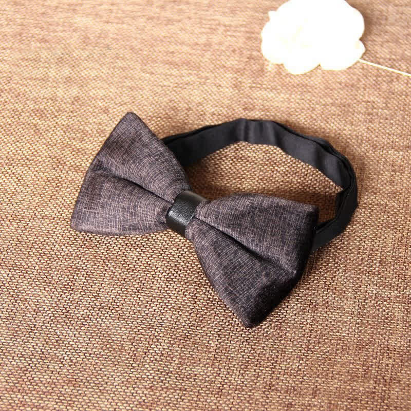 Men's Chic Luxury Velvet Banquet Suit Bow Tie