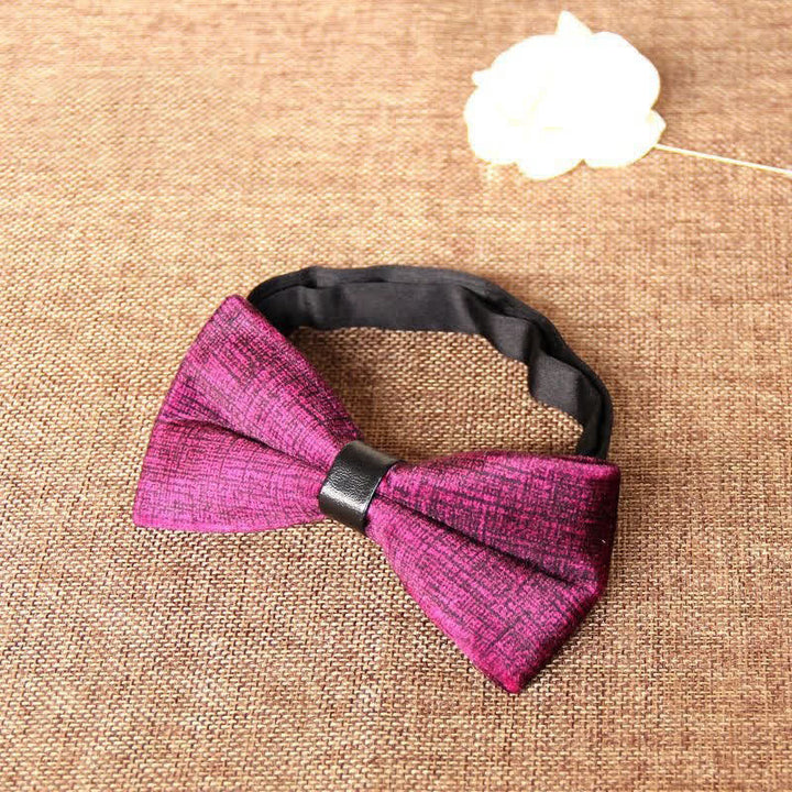 Men's Chic Luxury Velvet Banquet Suit Bow Tie