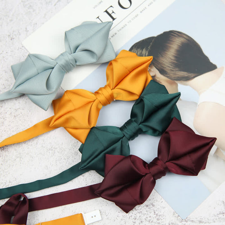 Men's Leisure Style Unique Pointed Shape Bow Tie