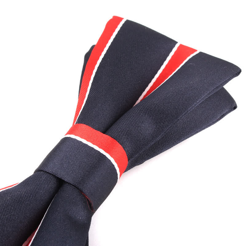 Men's Novel Stylish Colorful Striped Bow Tie