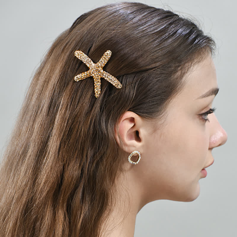 Women's Diamante Sea Marine Animal Life Hair Clip