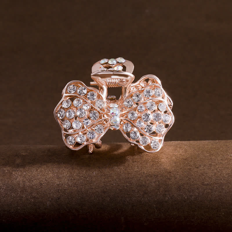 Women's Bling Bow-Knot Hair Claw Hair Clip - White - image 8