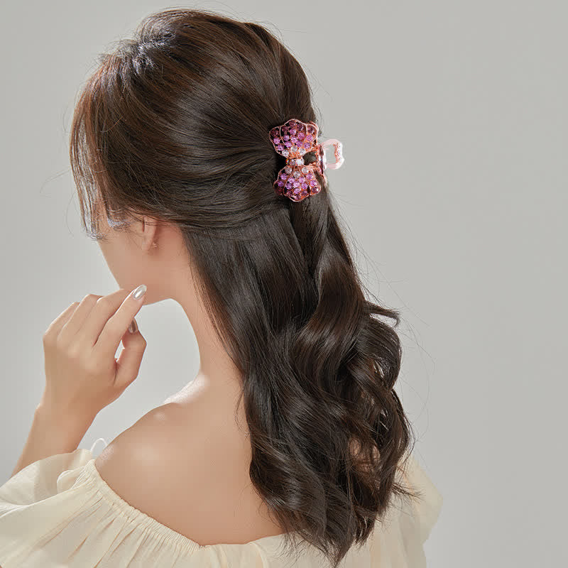 Women's Bling Bow-Knot Hair Claw Hair Clip - image 1