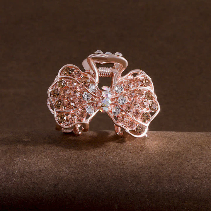 Women's Bling Bow-Knot Hair Claw Hair Clip - Champagne - image 12