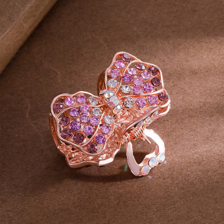 Women's Bling Bow-Knot Hair Claw Hair Clip