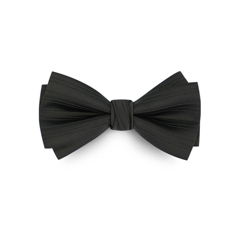 Men's Solid Color Twilled Formal Wedding Bow Tie