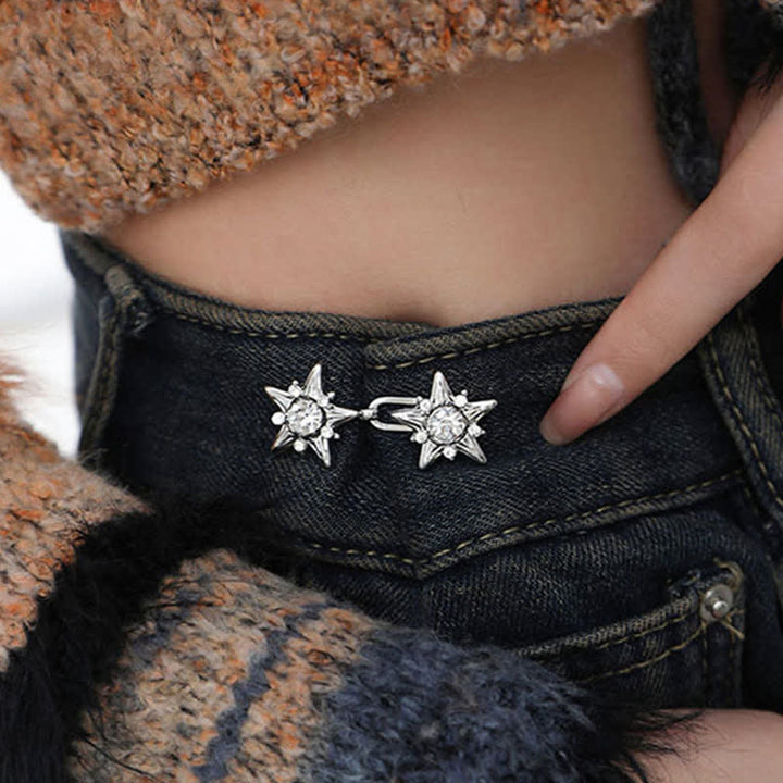 Women's Skarkling Five-Pointed Star Belt Clip - image 3
