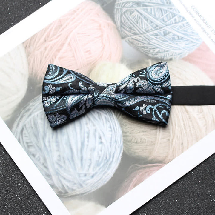 Men's Intricate Paisley Jacquard Classic Bow Tie