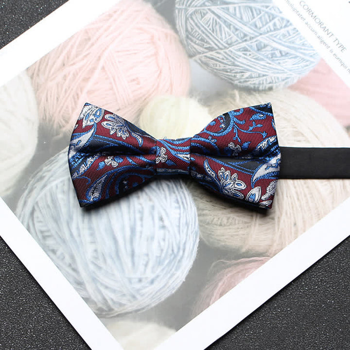 Men's Intricate Paisley Jacquard Classic Bow Tie