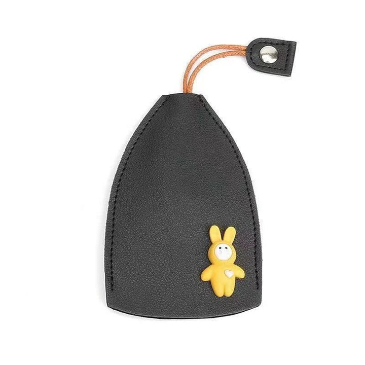 Creative Pull-out Cute Rabbit Leather Key Case