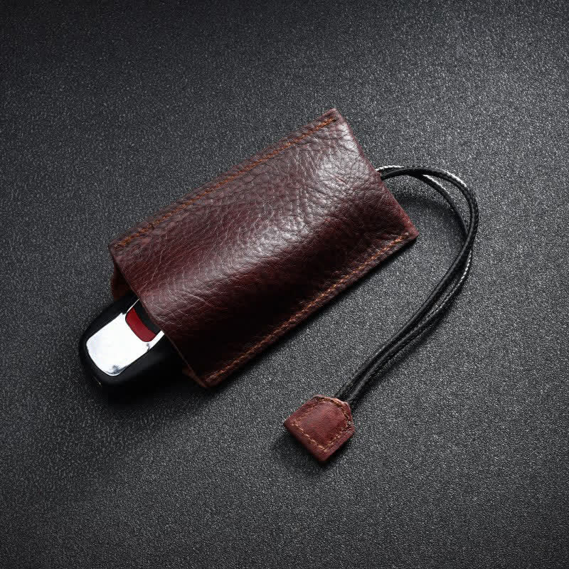 Mini Creative Portable Pull-out Leather Key Case