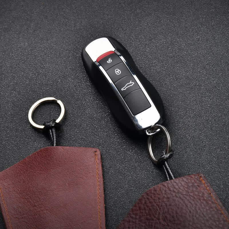 Mini Creative Portable Pull-out Leather Key Case