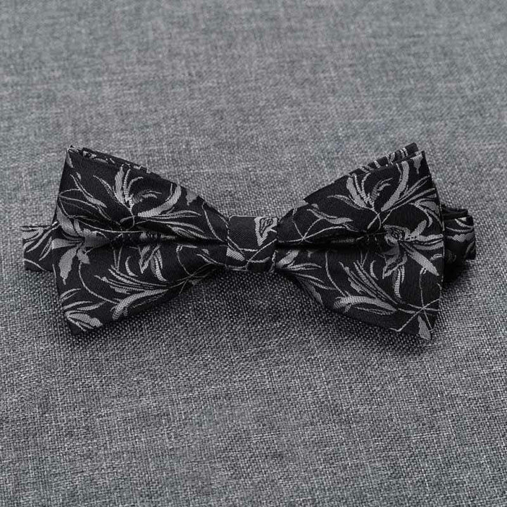 5Pcs Men's Orchids Pttern Gentleman Bow Ties Gift Box