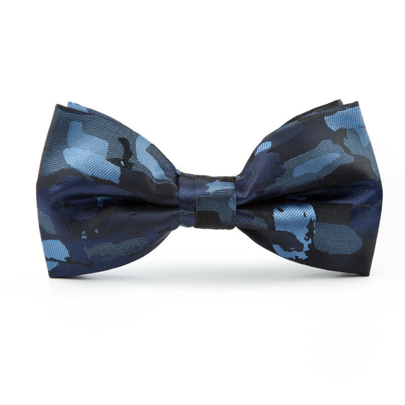 Men's Holiday Decor Graffiti Jacquard Bow Tie