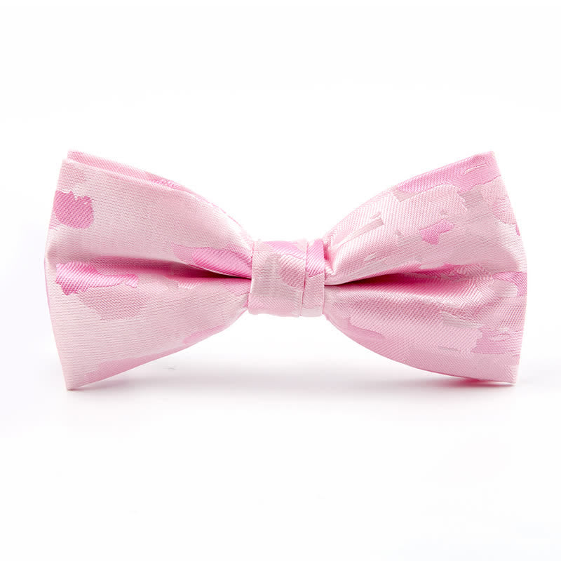 Men's Holiday Decor Graffiti Jacquard Bow Tie