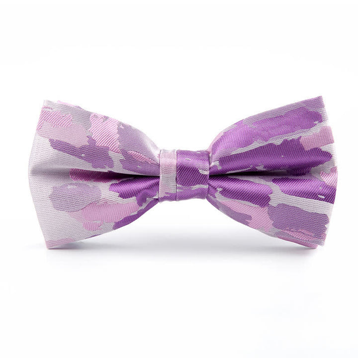 Men's Holiday Decor Graffiti Jacquard Bow Tie