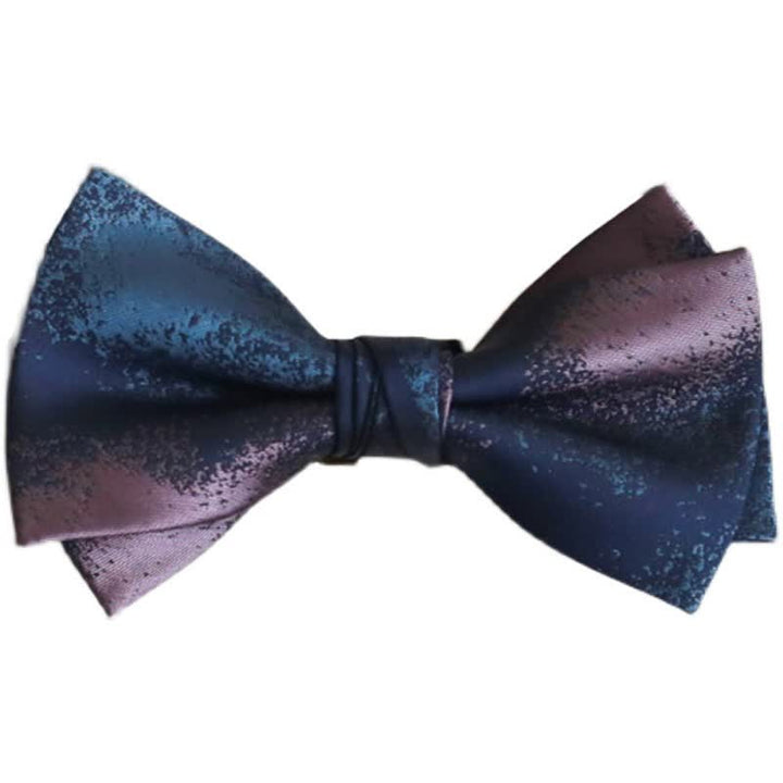 Men's Dreamy Blue & Purple Wedding Bow Tie