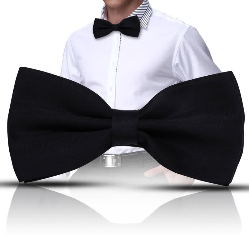 Kid's Classical Two Tone Double Layers Bow Tie